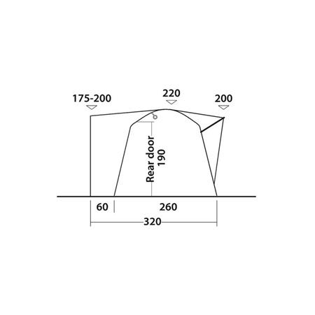 Šotor Outwell Milestone Shade