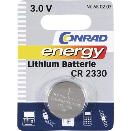 Baterija CR 2330 Li Conrad energy, CR233