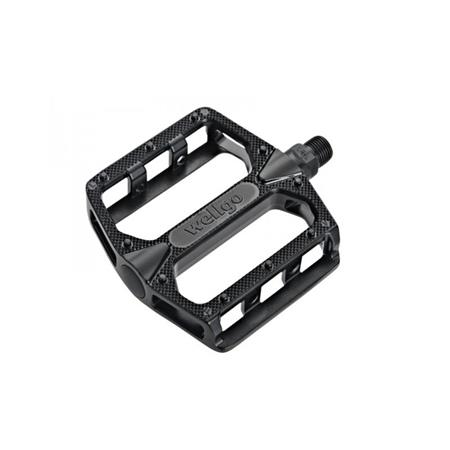 Pedala Flat 9/16 Al/črn/welgo